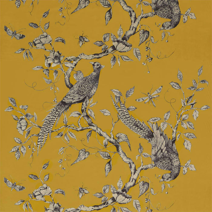 Zoffany Darnley Toile Velvet Tigers Eye 322657 Fabric ZDAR322657