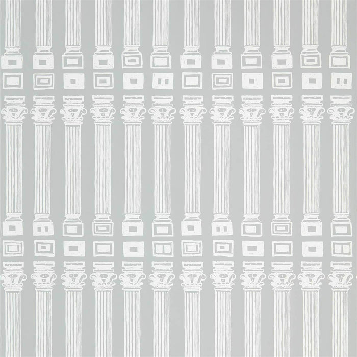 Zoffany Columns Empire Grey/Architects White 312968 Wallpaper ZPLW312968