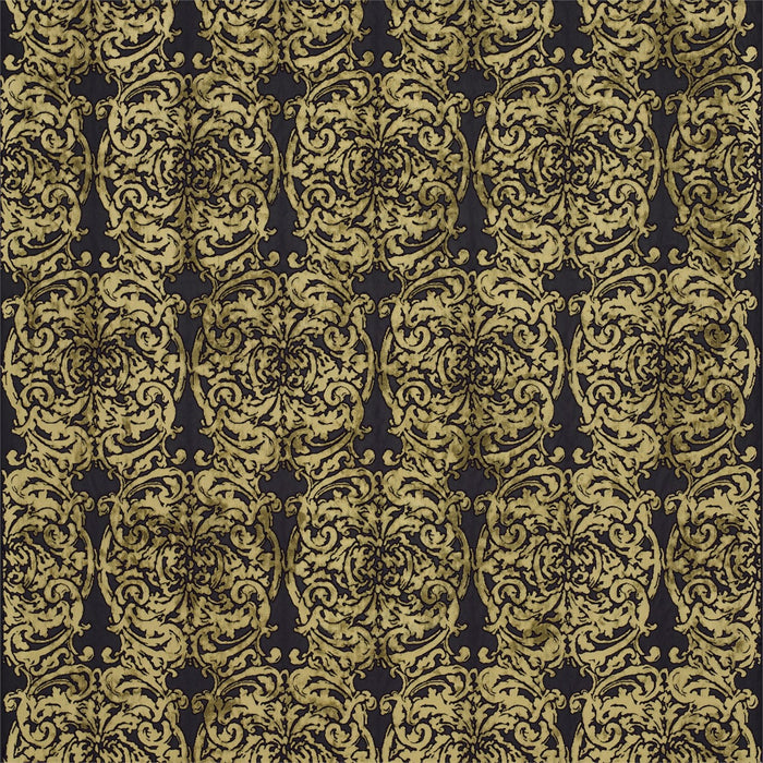 Zoffany Tespi Carbon/Old Gold 331210 Fabric ZTES331210