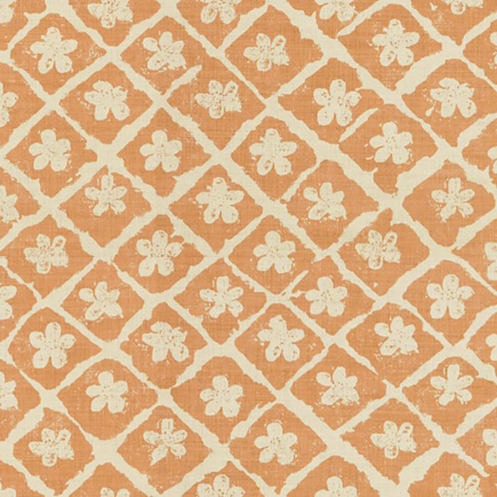 Lee Jofa Pomeroy Pumpkin/Natural Fabric BFC-3522.22.0