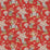 Brunschwig & Fils Gillian S Zebras Linen & Cotton Print Flame Fabric BR-79653.154.0