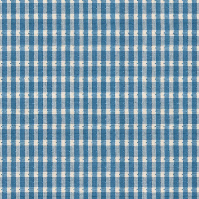 Brunschwig & Fils Halsey Cotton Check Oxford Blue Fabric BR-89505.244.0