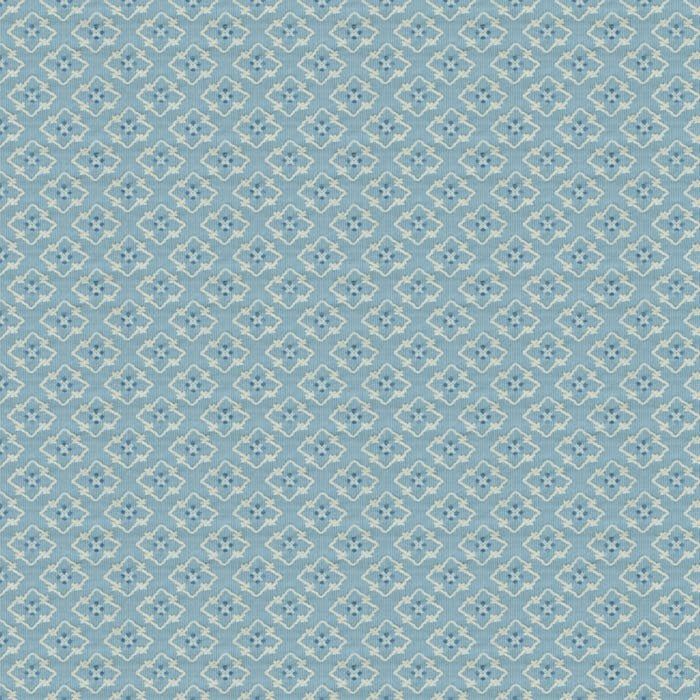 Brunschwig & Fils Creek Figured Woven Blue Fabric BR-89709.222.0