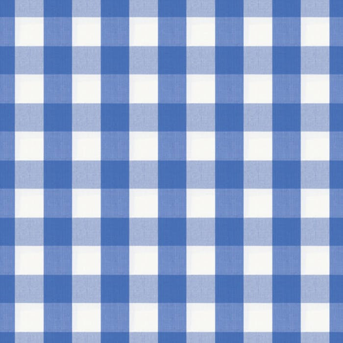 Brunschwig & Fils Exchequer Cotton Check Cornflower Fabric BR-89725.235.0