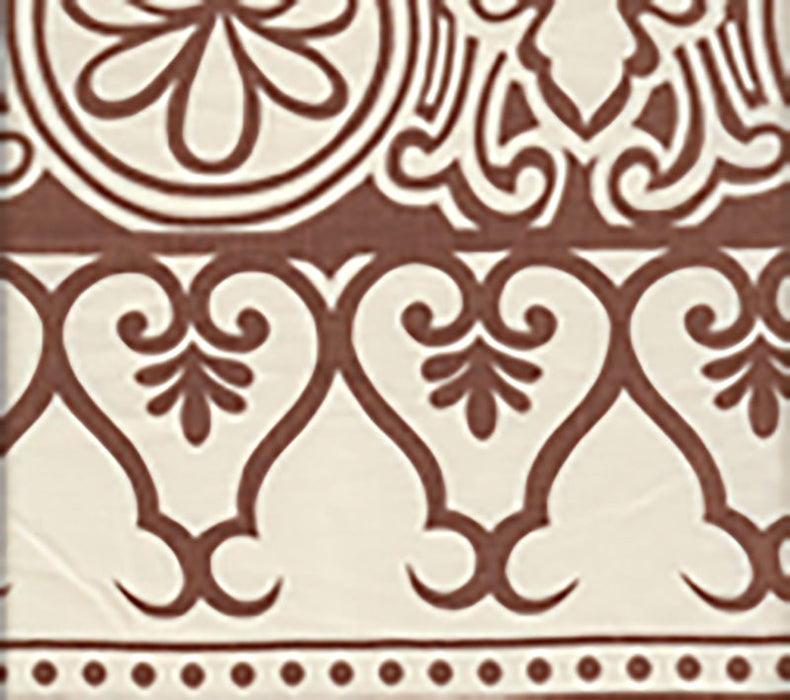 Home Couture Carnavale Border New Tobacco Fabric HC1800S-04