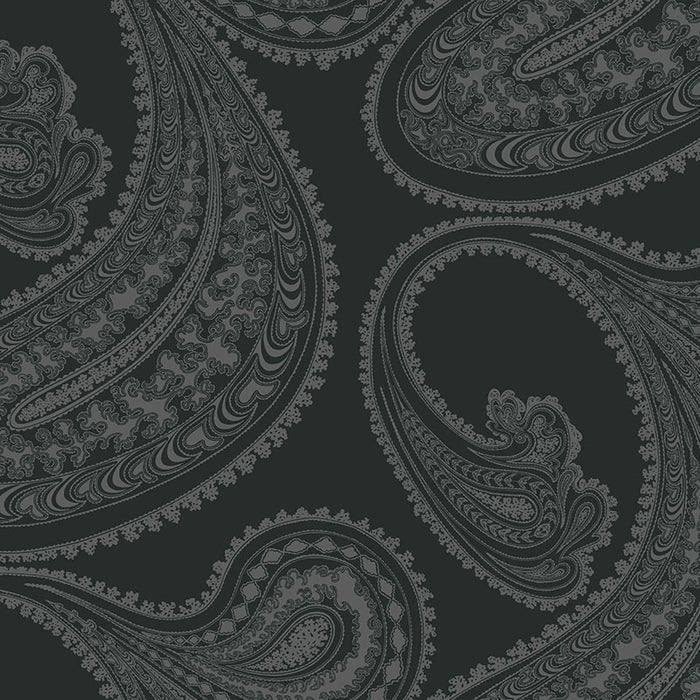 Cole & Son Rajapur Char Blk Fabric F111/10037.CS.0