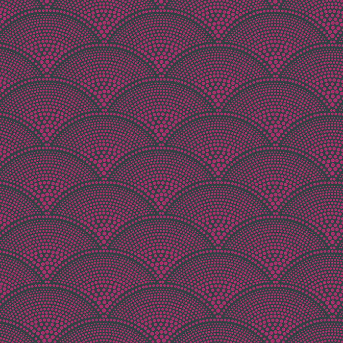 Cole & Son Feather Fan Magnt Char Fabric F111/8030.CS.0