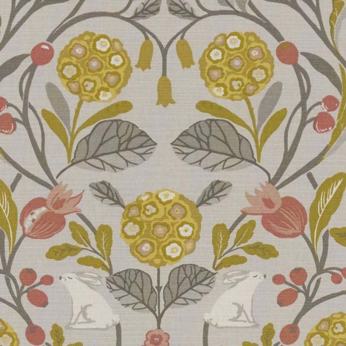 Clarke & Clarke Forester Ochre Fabric F1314/03.CAC.0