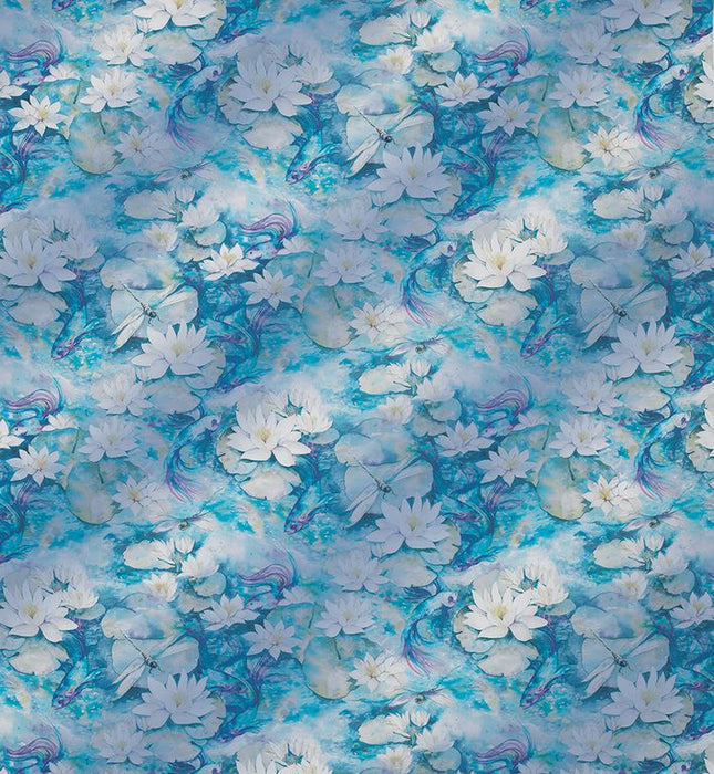 Matthew Williamson Water Lily Sheer 1 Fabric F7130-01