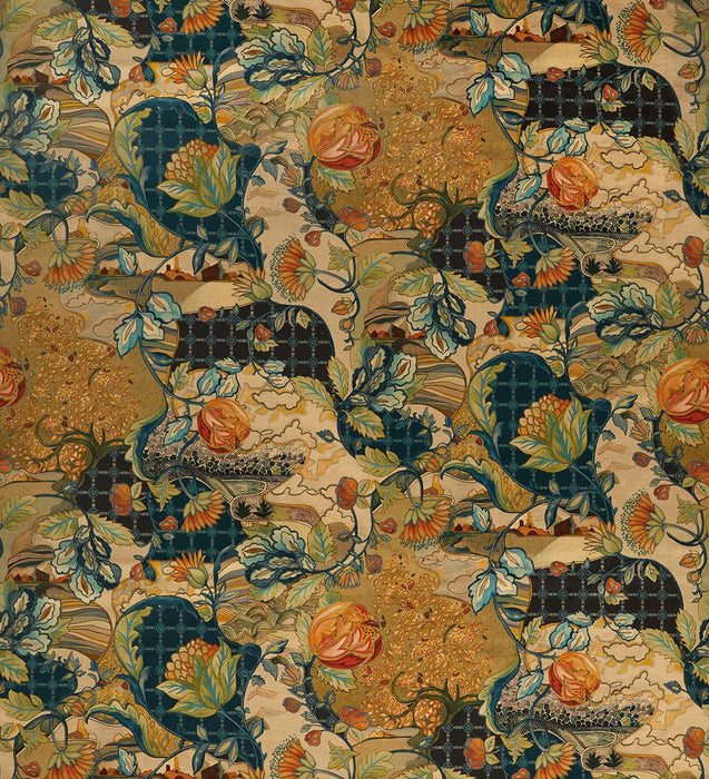 Osborne & Little Hartfield Velvet 1 Fabric F7675-01
