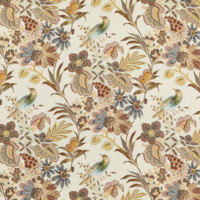 Mulberry Home Artist Garden Spice Fabric FD303.T30.0