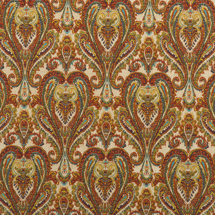 Mulberry Home Bohemian Paisley Multi Fabric FD728.Y101.0