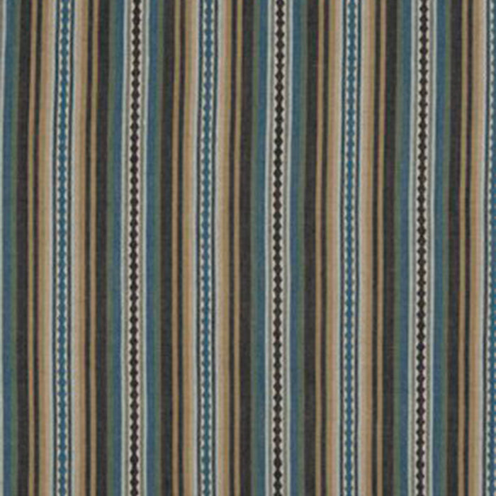 Mulberry Home Dalton Stripe Indigo/Teal Fabric FD731.H43.0