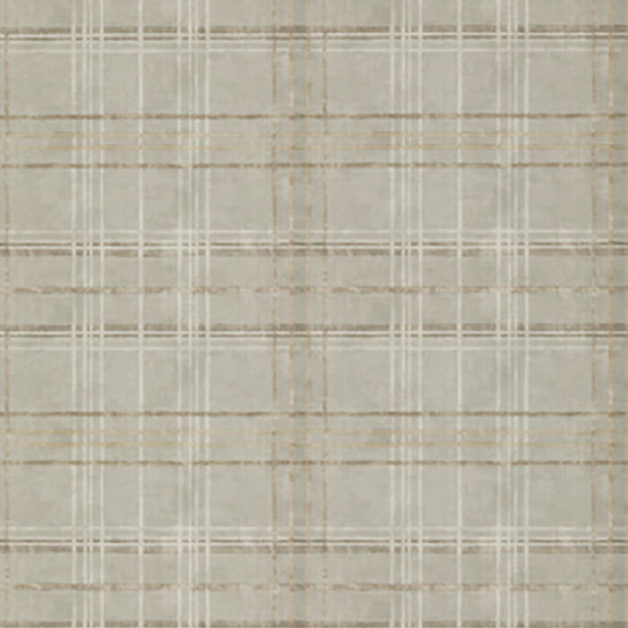 Mulberry Home Shetland Plaid Woodsmoke Wallpaper FG086.A15.0