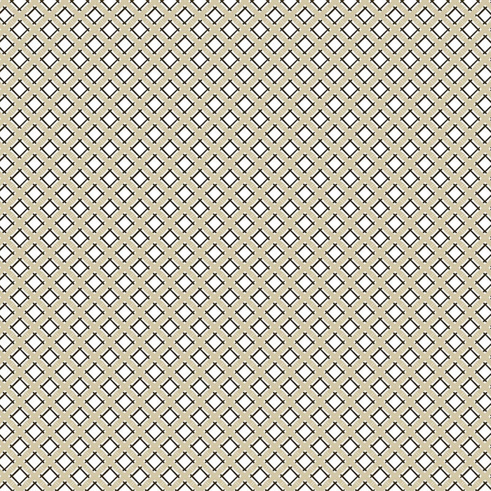 Gaston Y Daniela Trellis Beige/Negro Fabric GDT5527.003.0