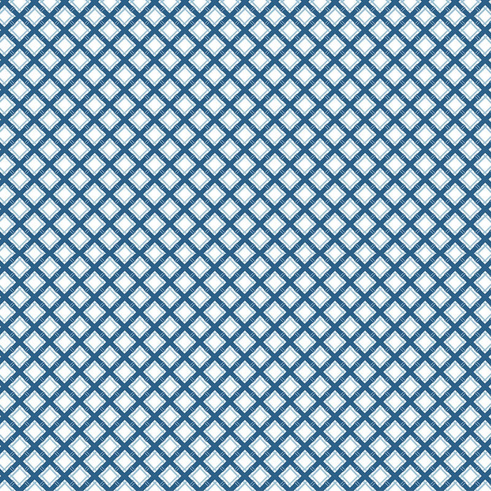 Gaston Y Daniela Trellis Azul Fabric GDT5527.004.0