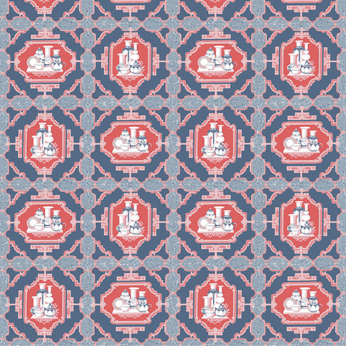 Gaston Y Daniela Porcelanas Azul Fabric GDT5544.005.0