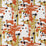 Gaston Y Daniela Pensacola Naranja/Onyx Fabric GDT5132.005.0