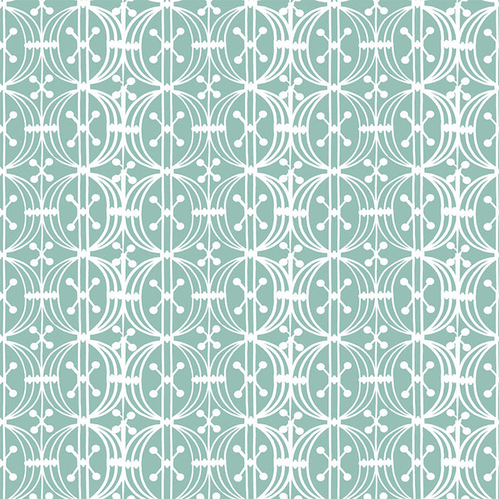 Gaston Y Daniela Carrusel Aqua Wallpaper GDW5438.002.0