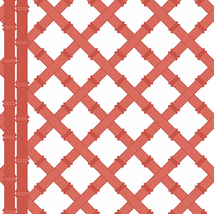 Gaston Y Daniela Trellis Blanco/Pomelo Wallpaper GDW5455.003.0