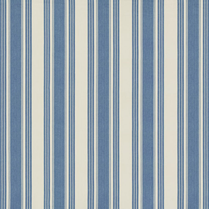 Brunschwig & Fils Colmar Stripe French Blue Fabric 8019110.15.0