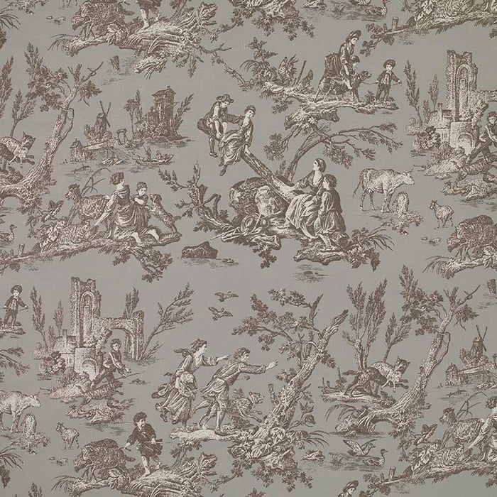 Marvic Textiles La Balancoire Flint/grey Fabric 6204-15