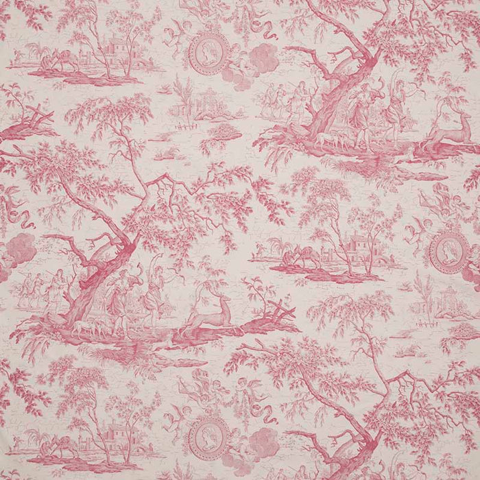 Marvic Textiles La Chasse Cerise Fabric 5550-007