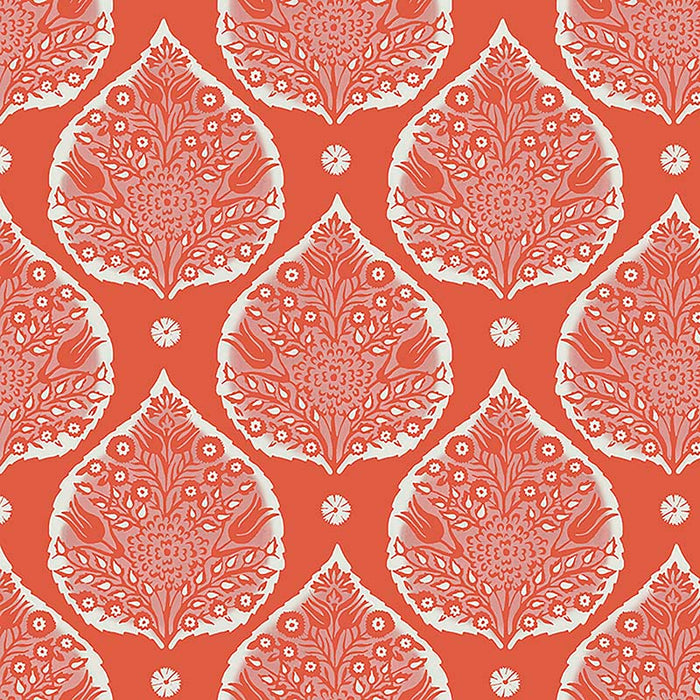 Galbraith & Paul Little Lotus Paprika Wallpaper