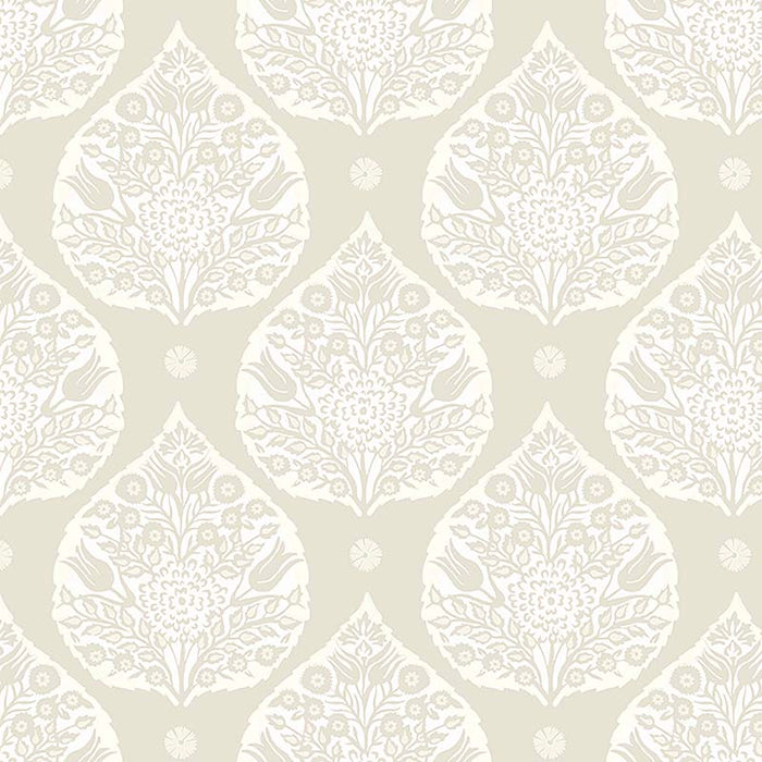 Galbraith & Paul Little Lotus Talc Wallpaper