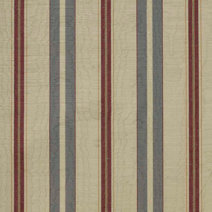Marvic Textiles Misa Moire Stripe Maroon/grey Fabric 4331-21