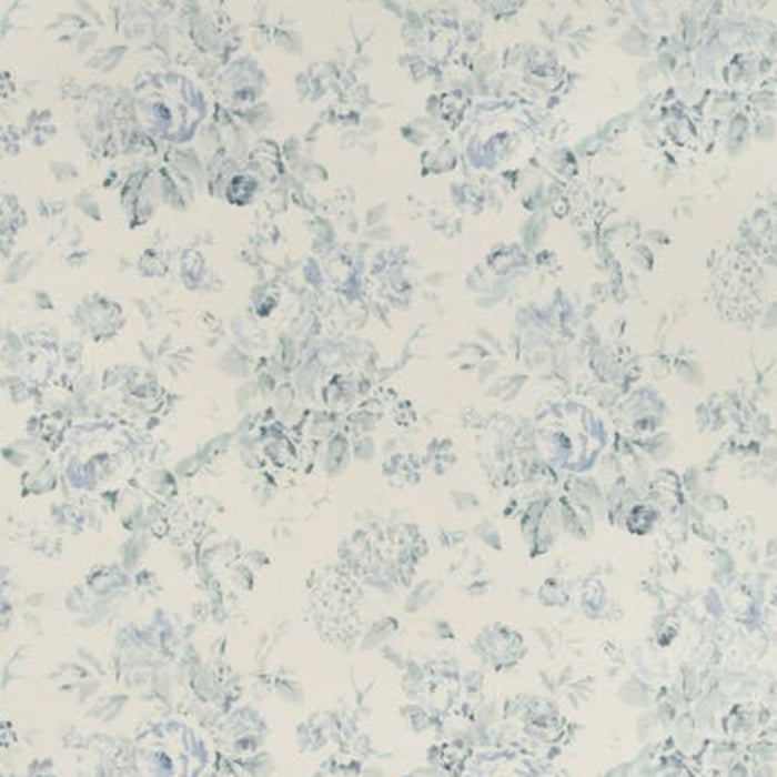 Lee Jofa Garden Roses Wp Aqua/Blue Wallpaper P2018106.153.0