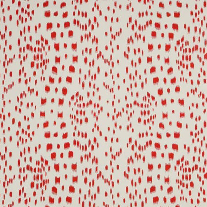 Brunschwig & Fils Les Touches Red Wallpaper P8012138.19.0