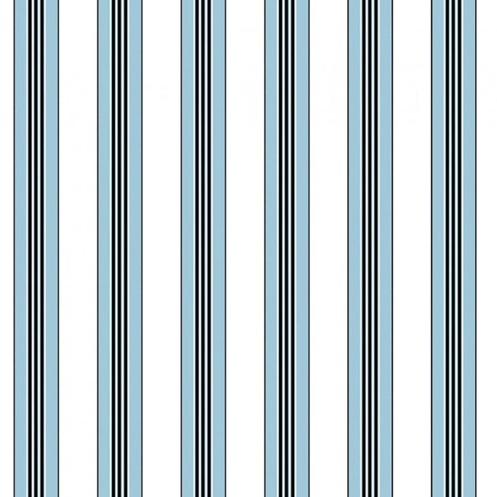 Brunschwig & Fils Rayure Lione Ciel Wallpaper P8015104.15.0