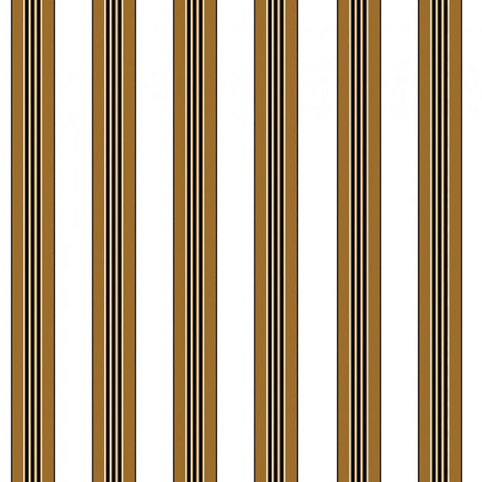 Brunschwig & Fils Rayure Lione Tobacco Wallpaper P8015104.46.0