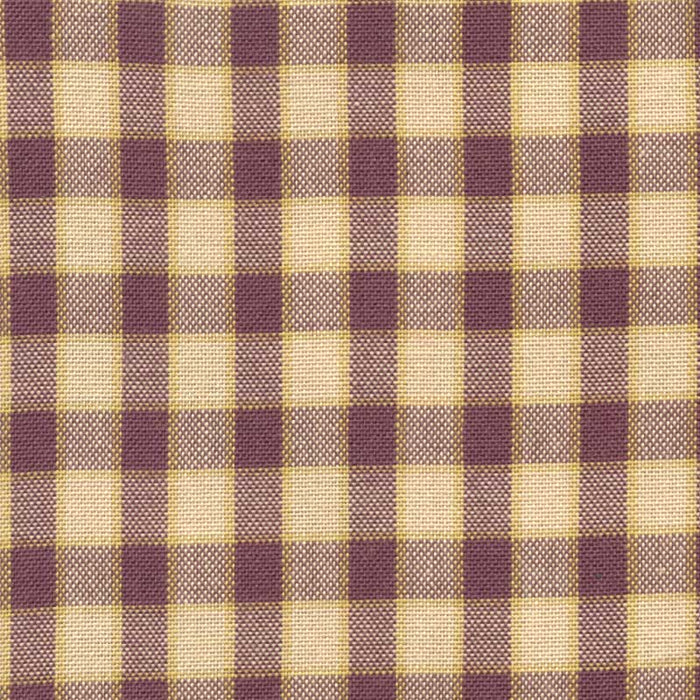 Marvic Textiles Toile Carreaux Damson Fabric 6138