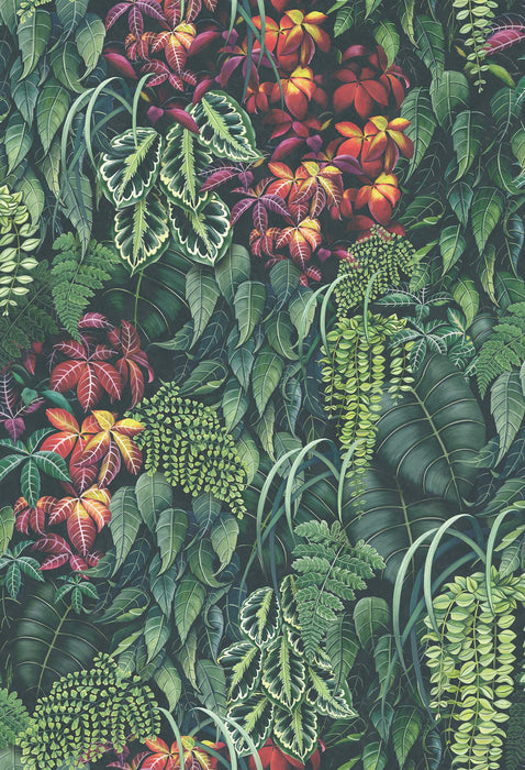 Osborne & Little Green Wall 1 Wallpaper W7330-01