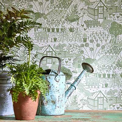 Sanderson Potting Room Wallpaper