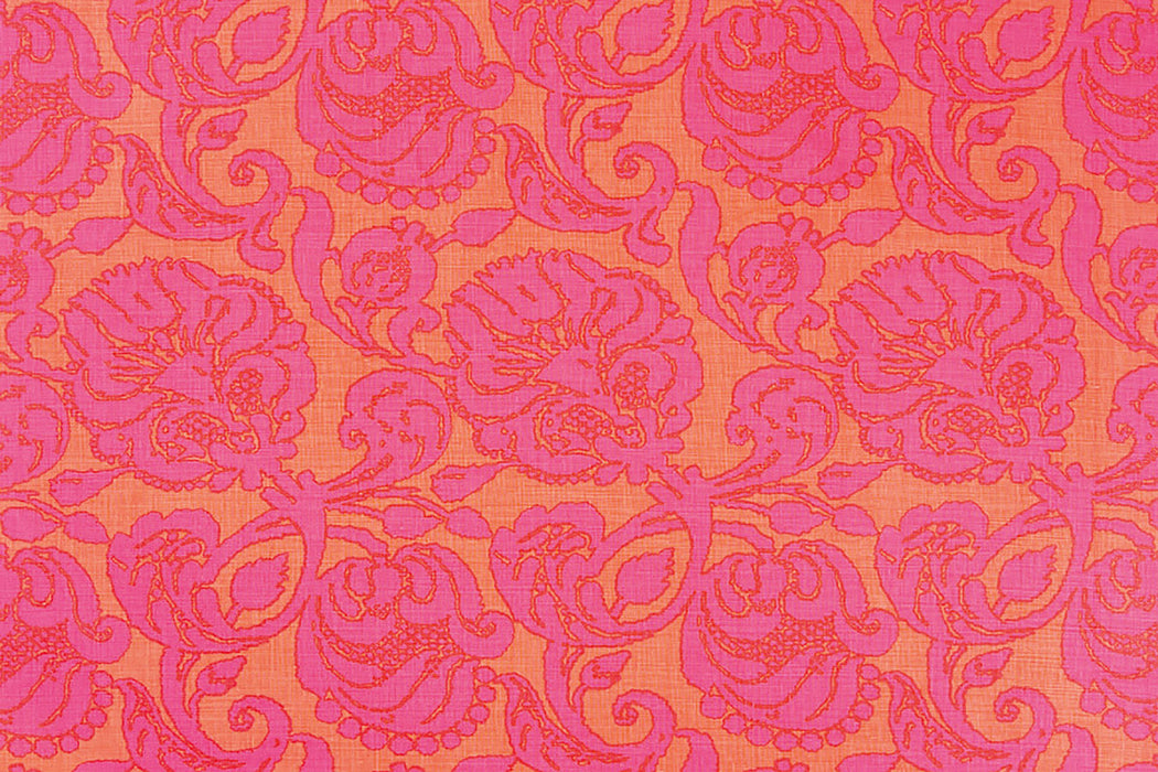 Christopher Farr Anna Indoor Printed Hot Pink Fabric Sample