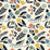 Christopher Farr Array Standard Cobalt Wallpaper Sample
