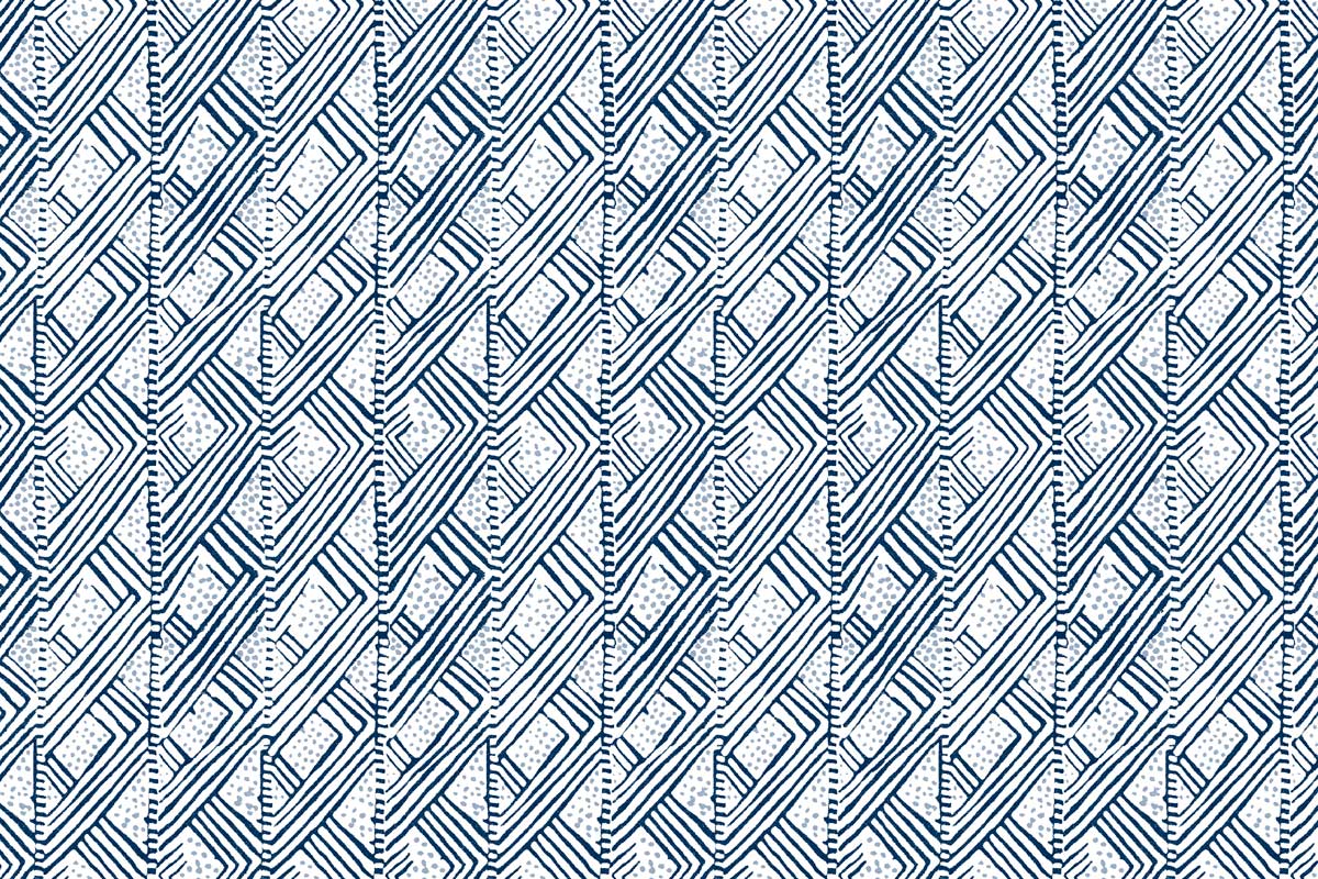 Christopher Farr Belge Standard Lapis Blue Wallpaper Sample
