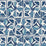 Christopher Farr Fiori Standard Cobalt Wallpaper Sample