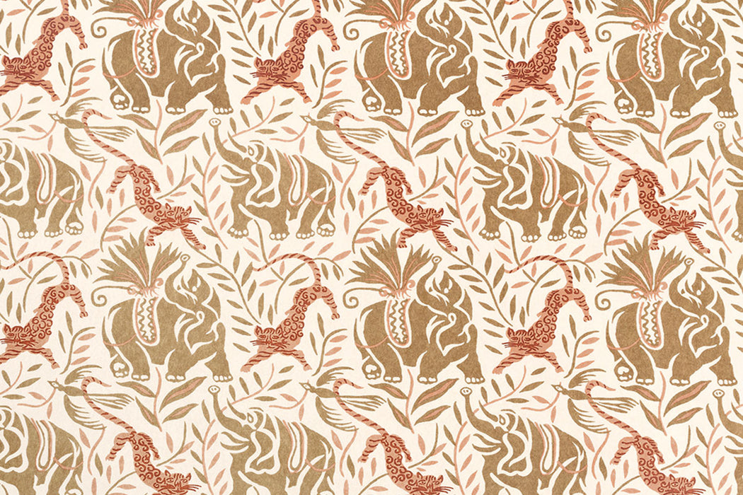 Christopher Farr La Jungle Standard Caramel Wallpaper Sample