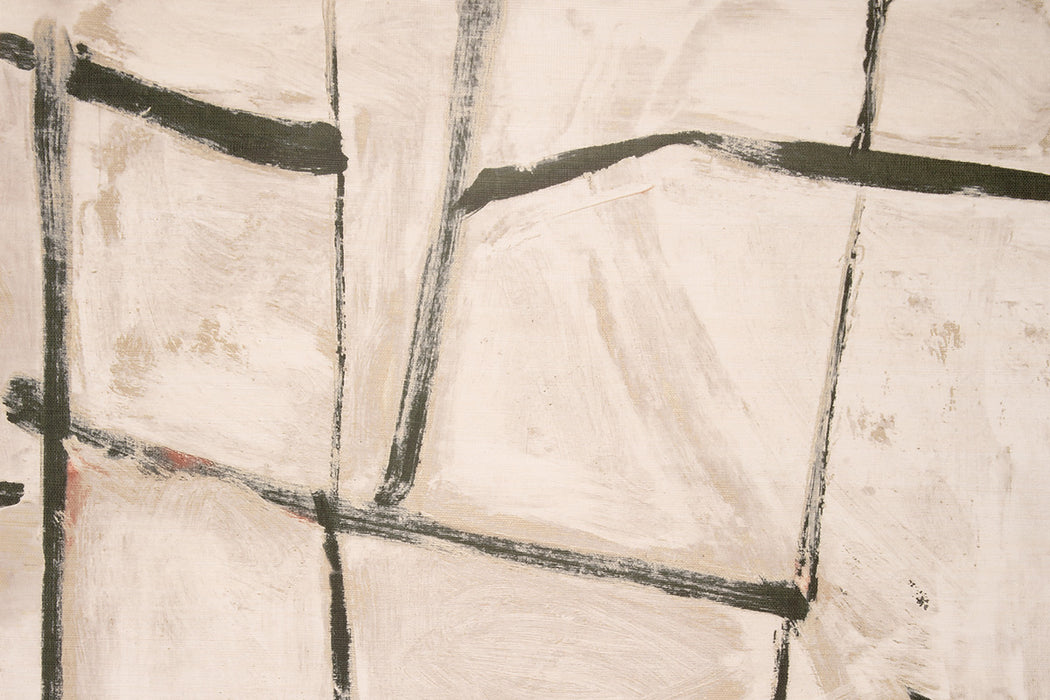 Christopher Farr Ocean Squares Raffia Coal Wallpaper Sample