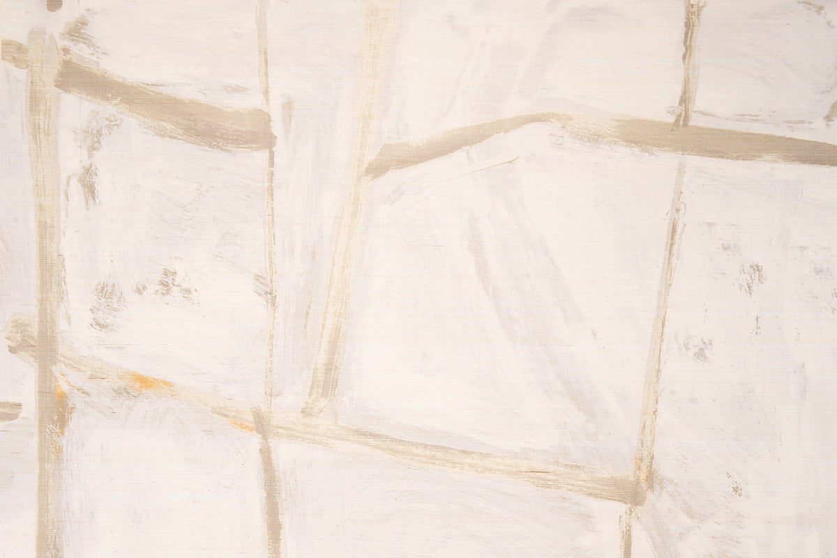 Christopher Farr Ocean Squares Raffia Slate Wallpaper Sample