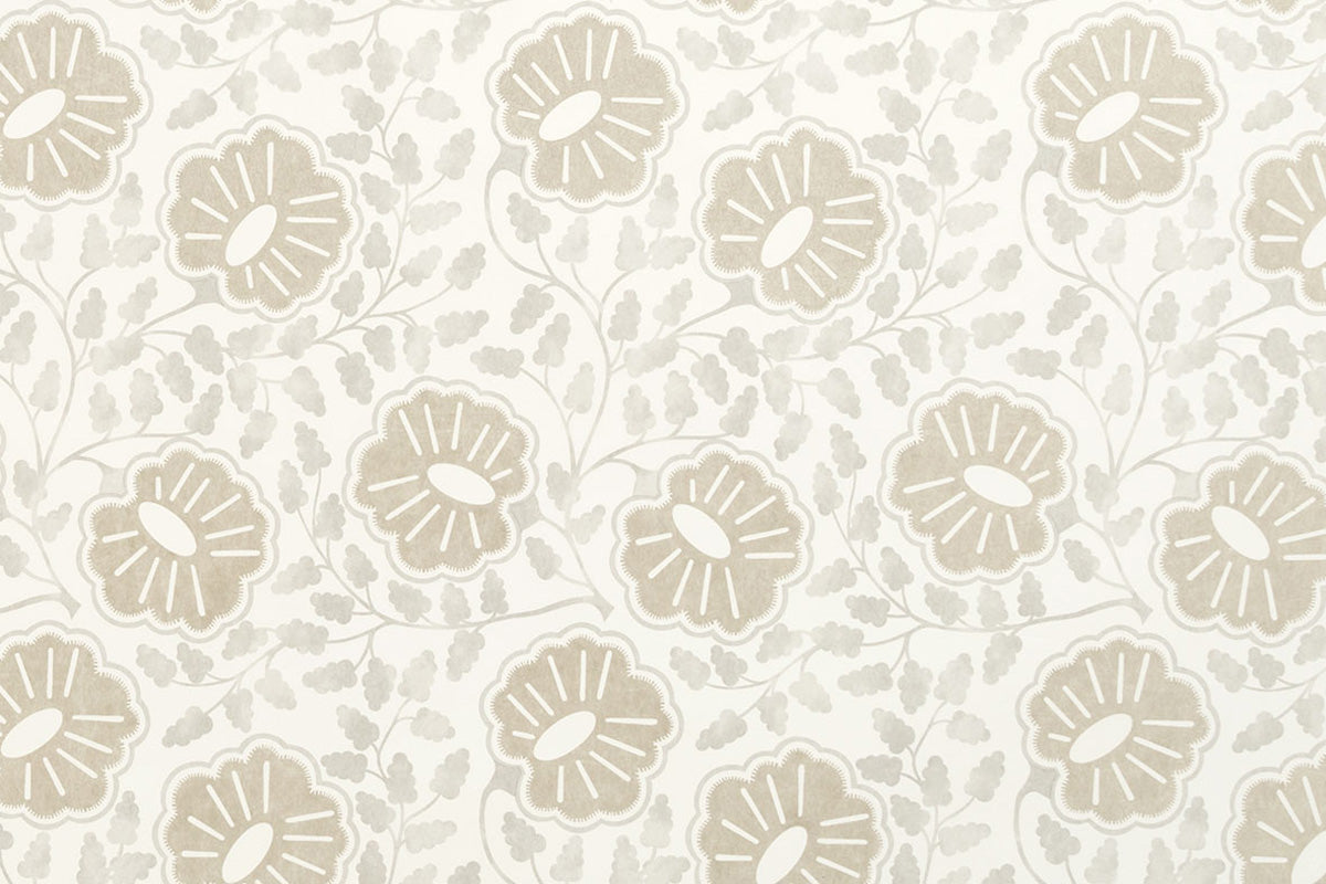 Christopher Farr Punch Paisley Standard Slate Wallpaper Sample