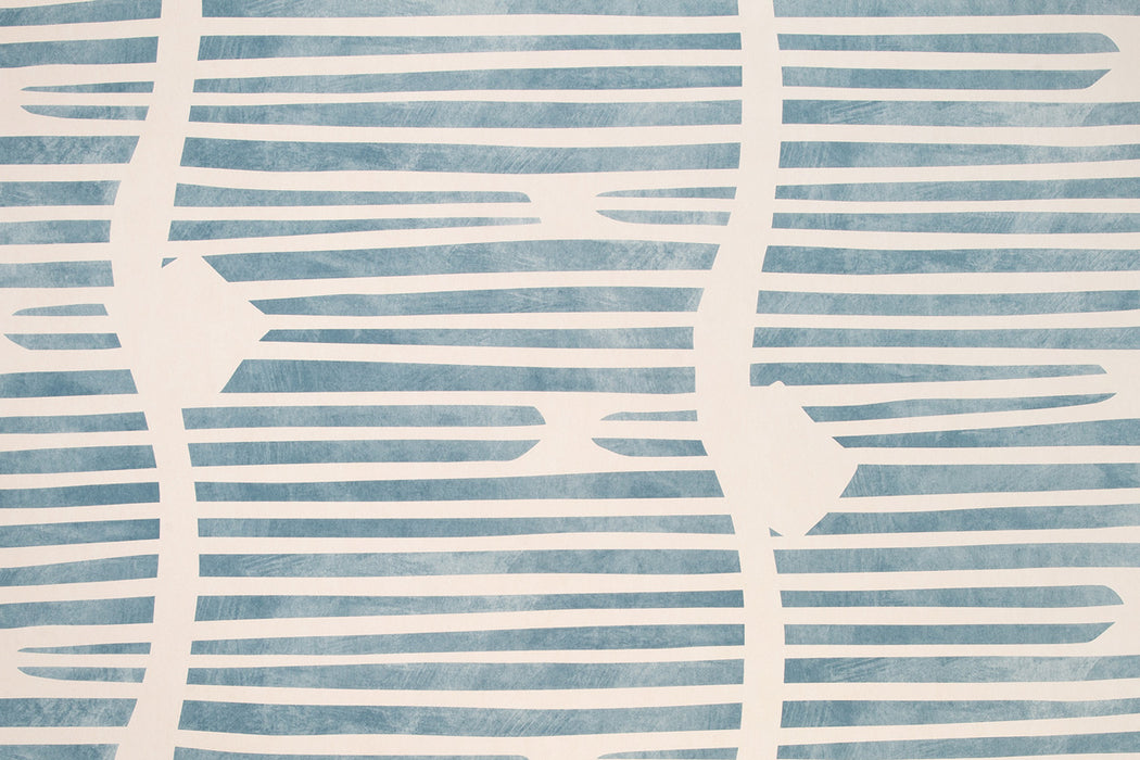 Christopher Farr Shore Lines Standard Cobalt Wallpaper Sample