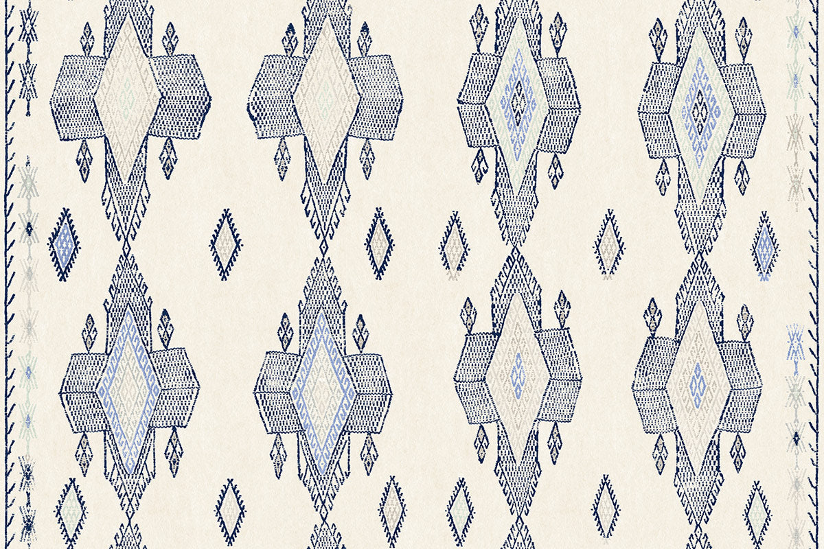 Christopher Farr Travelling Light Standard Cobalt Wallpaper Sample
