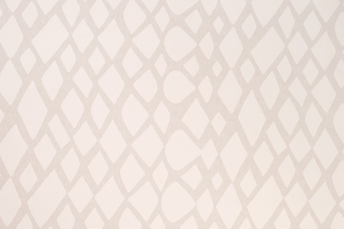 Christopher Farr Tesserae Standard Pearl Wallpaper Sample