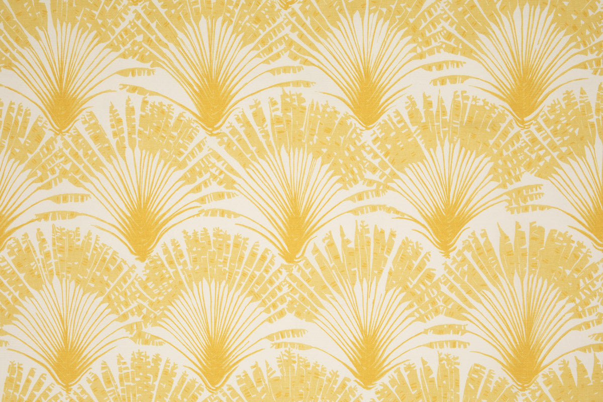 Christopher Farr Brisa Performance Print Limone Fabric Sample