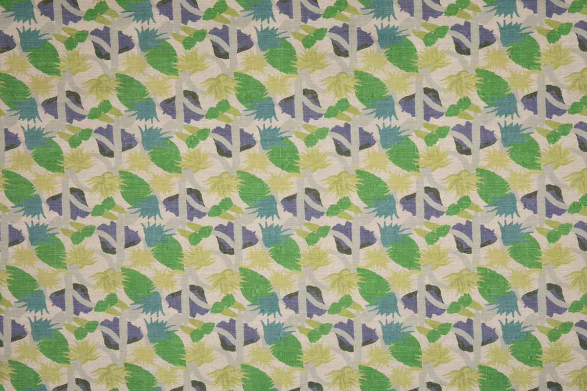 Christopher Farr Cactus Flower Performance Print Prato Fabric Sample